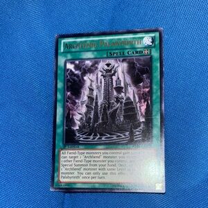 Yugioh Card Archfiend Palabyrinth Spell Card 1st Edition 1996 NWOTS